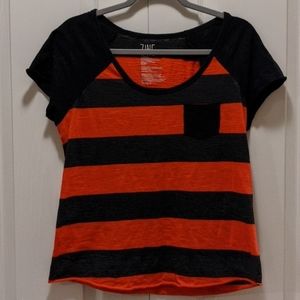3/$20 Zine Striped Raglan Shirt